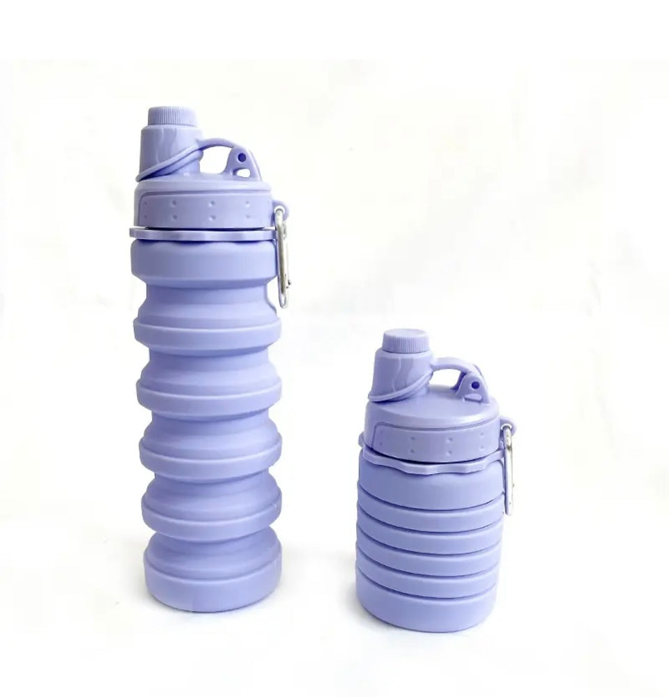 BOTELLA PLEGABLE DE SILICONA 500ML