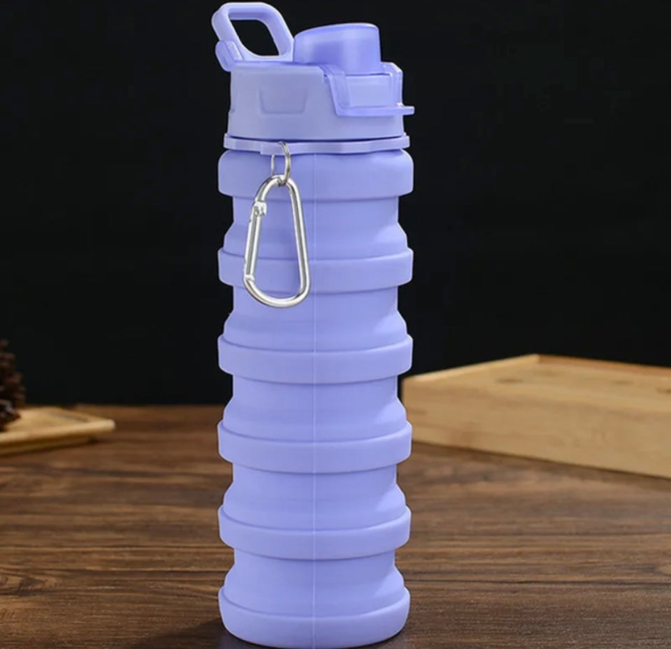 BOTELLA PLEGABLE DE SILICONA 500ML