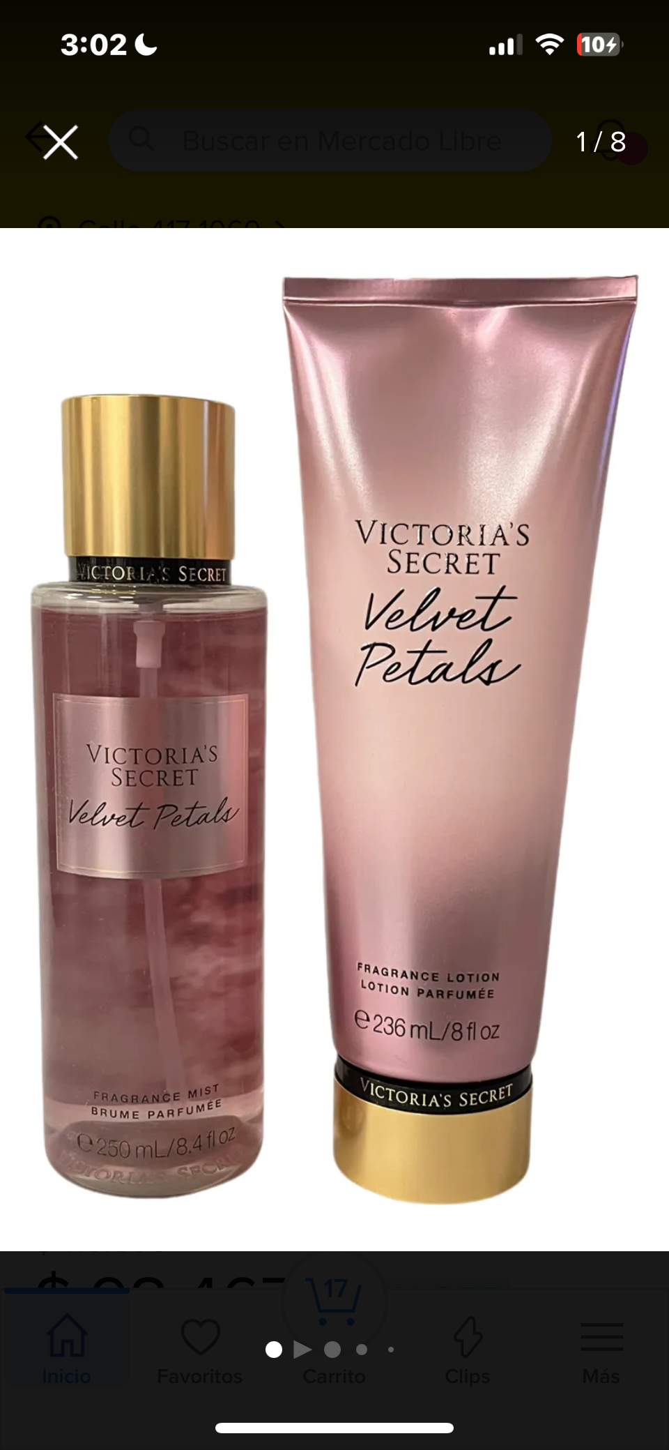 Victoria's Secret Velvet Petals Crema Y Body Splash 250ml