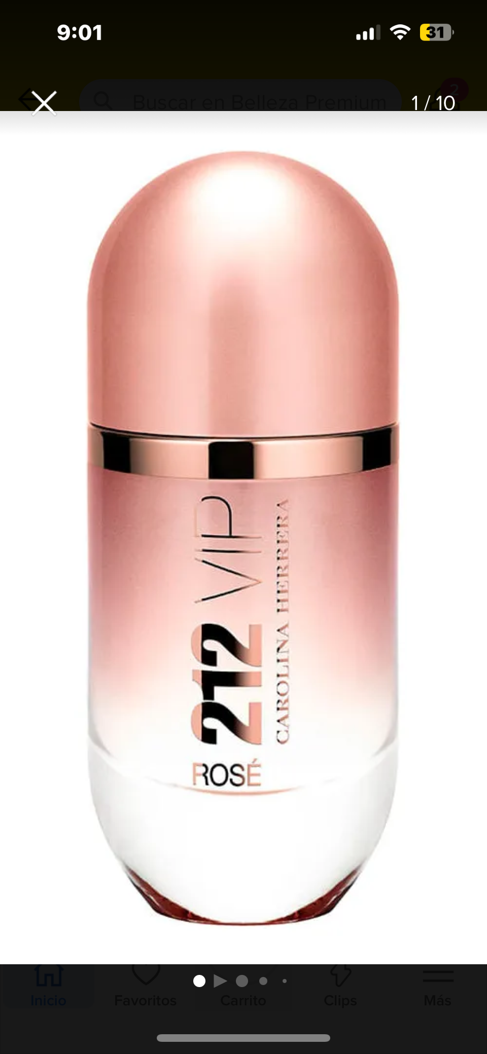 212 VIP Rosé EDP 80 ml para mujer