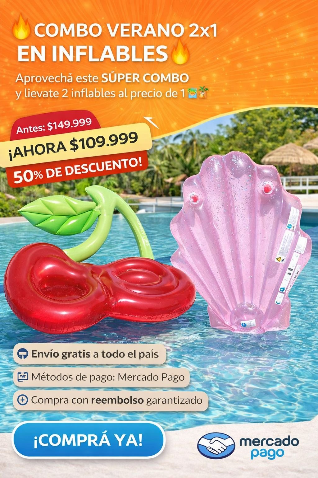 Arrancá el Verano con el Combo 2x1 de Inflables