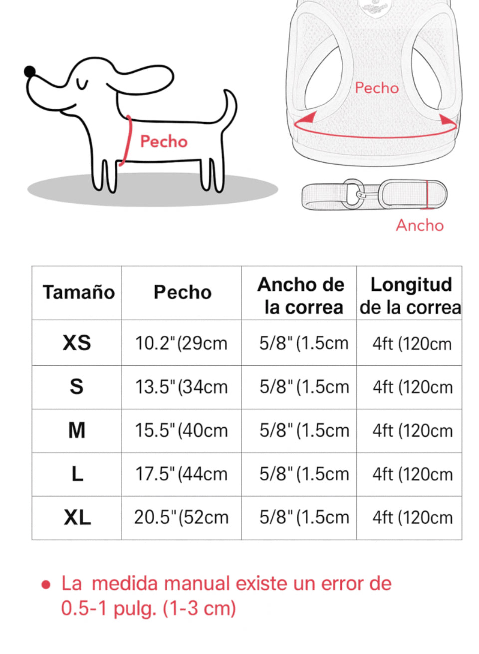 SET DE ARNÉS Y CORREA PARA MASCOTAS